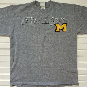 Vintage Michigan Wolverines Briar Creek Short Sleeve T Shirt Size M Made in USA